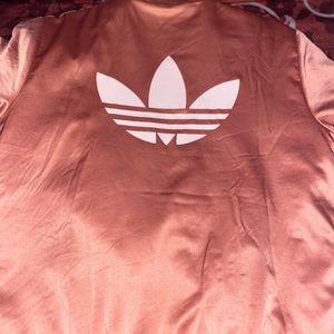 Adidas pink bomber jacket